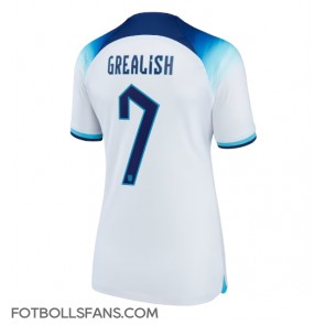 England Jack Grealish #7 Replika Hemmatröja Damer VM 2022 Kortärmad